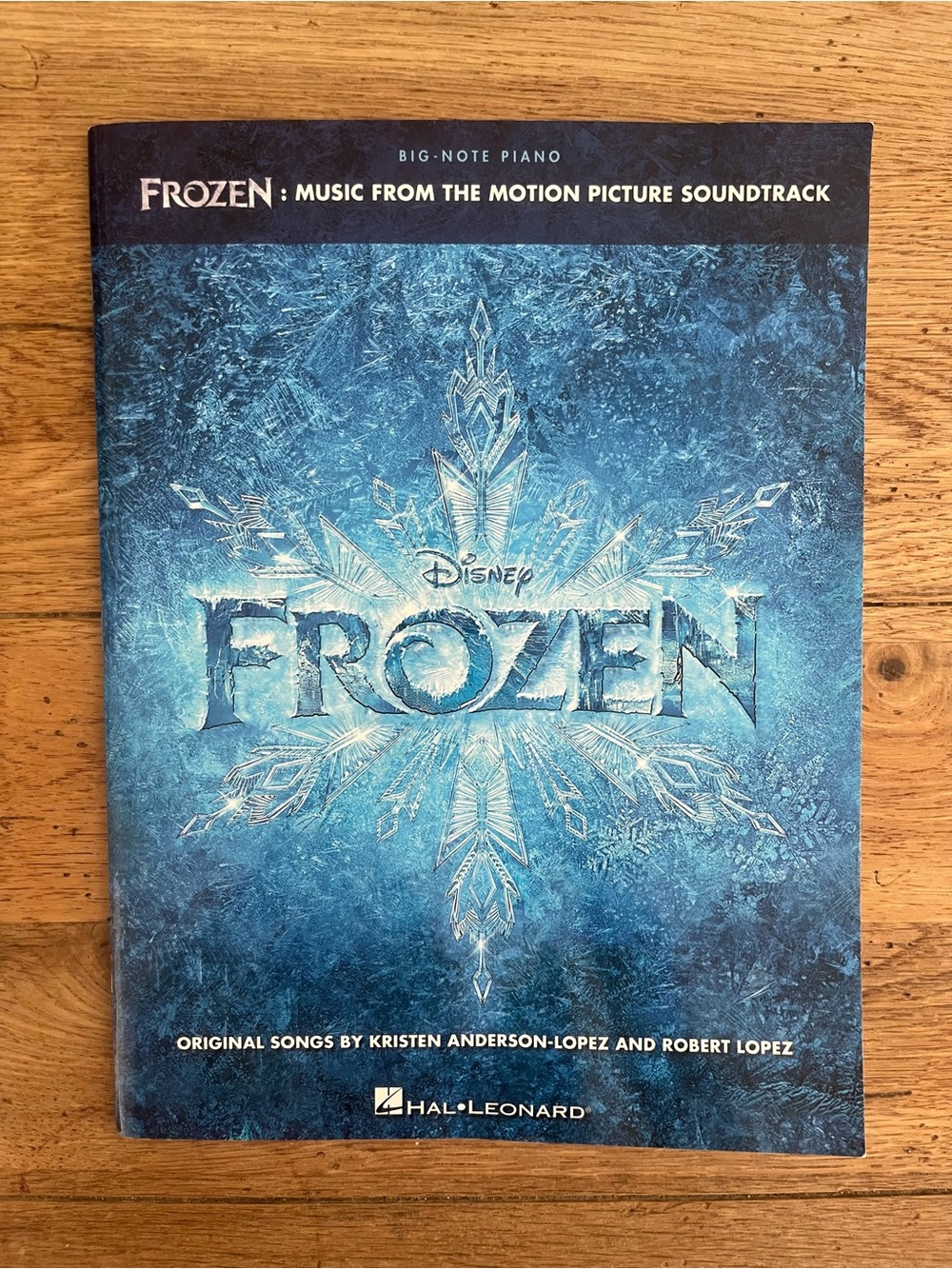 Disney Frozen Piano Songbook - Icy Blue Cover
